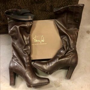 Franco Sarto Fall/Winter brown leather boots